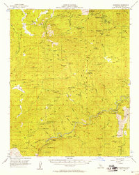 Download a high-resolution, GPS-compatible USGS topo map for Glennville, CA (1958 edition)