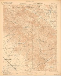 1921 Map of Gonzales, CA