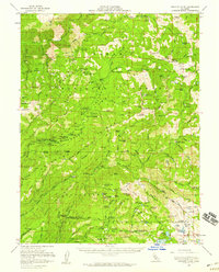 Download a high-resolution, GPS-compatible USGS topo map for Granite Chief, CA (1959 edition)