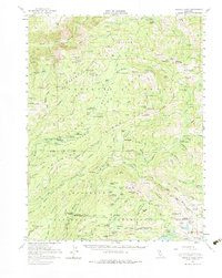 Download a high-resolution, GPS-compatible USGS topo map for Granite Chief, CA (1974 edition)