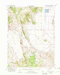 Download a high-resolution, GPS-compatible USGS topo map for Grasshopper Valley, CA (1975 edition)