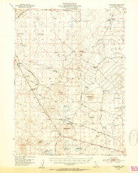 Download a high-resolution, GPS-compatible USGS topo map for Hackamore, CA (1954 edition)
