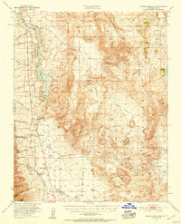 preview thumbnail of historical topo map of Inyo County, CA in 1951