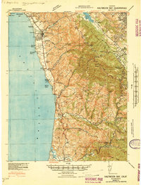 1940 Map of Halfmoon Bay