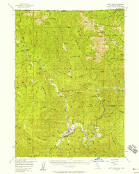 Download a high-resolution, GPS-compatible USGS topo map for Happy Camp, CA (1958 edition)