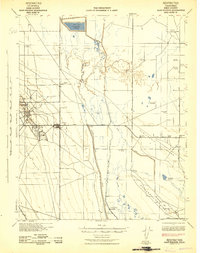 1942 Map of Lost Hills, CA