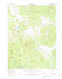 Download a high-resolution, GPS-compatible USGS topo map for Harvey Mtn, CA (1981 edition)