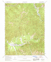 Download a high-resolution, GPS-compatible USGS topo map for Hayfork, CA (1969 edition)