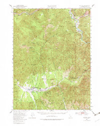 Download a high-resolution, GPS-compatible USGS topo map for Hayfork, CA (1982 edition)