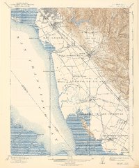 Download a high-resolution, GPS-compatible USGS topo map for Hayward, CA (1939 edition)