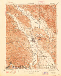 Download a high-resolution, GPS-compatible USGS topo map for Healdsburg, CA (1948 edition)