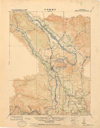 Download a high-resolution, GPS-compatible USGS topo map for Healdsburg, CA (1920 edition)