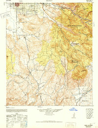 Download a high-resolution, GPS-compatible USGS topo map for Hemet, CA (1952 edition)