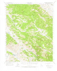 Download a high-resolution, GPS-compatible USGS topo map for Hernandez Valley, CA (1967 edition)