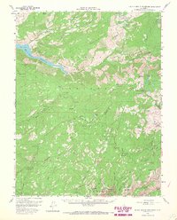 Download a high-resolution, GPS-compatible USGS topo map for Hetch Hetchy Reservoir, CA (1968 edition)