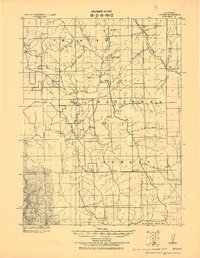 preview thumbnail of historical topo map of Trinity County, CA in 1921