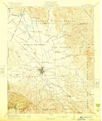 1921 Map of Hollister