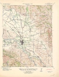 1940 Map of Hollister