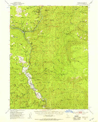 Download a high-resolution, GPS-compatible USGS topo map for Hoopa, CA (1957 edition)