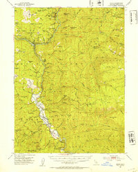 Download a high-resolution, GPS-compatible USGS topo map for Hoopa, CA (1954 edition)