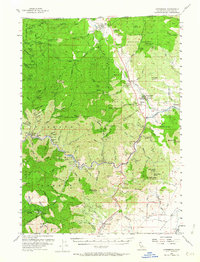 Download a high-resolution, GPS-compatible USGS topo map for Hornbrook, CA (1964 edition)