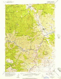 Download a high-resolution, GPS-compatible USGS topo map for Hornbrook, CA (1957 edition)
