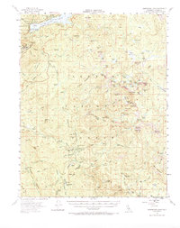 Download a high-resolution, GPS-compatible USGS topo map for Huntington Lake, CA (1968 edition)