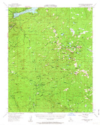 preview thumbnail of historical topo map of Fresno County, CA in 1953