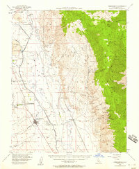 Download a high-resolution, GPS-compatible USGS topo map for Independence, CA (1958 edition)