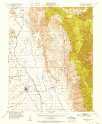 Download a high-resolution, GPS-compatible USGS topo map for Independence, CA (1953 edition)