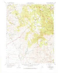 preview thumbnail of historical topo map of Mariposa County, CA in 1962