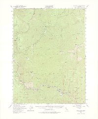 Download a high-resolution, GPS-compatible USGS topo map for Ironside Mtn, CA (1975 edition)