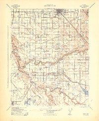 preview thumbnail of historical topo map of Merced County, CA in 1942