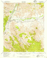 1943 Map of Isabella, 1956 Print