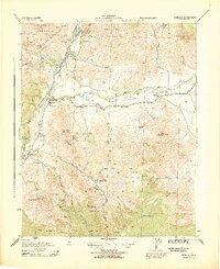 1943 Map of Isabella, 1944 Print