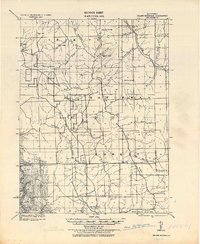 preview thumbnail of historical topo map of Trinity County, CA in 1922