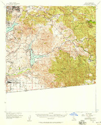 Download a high-resolution, GPS-compatible USGS topo map for Jamul, CA (1958 edition)