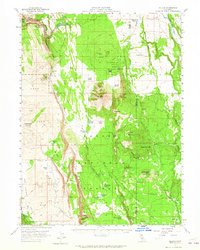 Download a high-resolution, GPS-compatible USGS topo map for Jellico, CA (1965 edition)