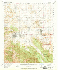 Download a high-resolution, GPS-compatible USGS topo map for Joshua Tree, CA (1965 edition)