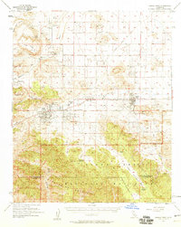 Download a high-resolution, GPS-compatible USGS topo map for Joshua Tree, CA (1958 edition)