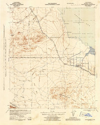 preview thumbnail of historical topo map of Imperial County, CA in 1944