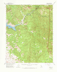 Download a high-resolution, GPS-compatible USGS topo map for Kaweah, CA (1973 edition)
