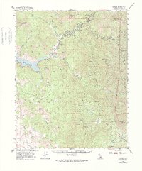 Download a high-resolution, GPS-compatible USGS topo map for Kaweah, CA (1973 edition)