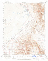 Download a high-resolution, GPS-compatible USGS topo map for Keeler, CA (1966 edition)