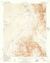 Download a high-resolution, GPS-compatible USGS topo map for Keeler, CA (1957 edition)