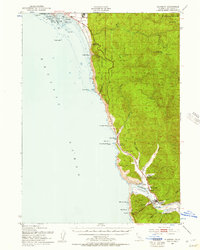 Download a high-resolution, GPS-compatible USGS topo map for Klamath, CA (1957 edition)