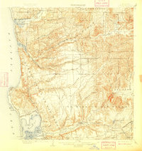 1903 Map of La Jolla, 1909 Print