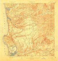 1903 Map of La Jolla, 1913 Print