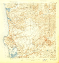 1903 Map of La Jolla, 1920 Print