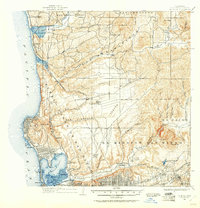 preview thumbnail of historical topo map of San Diego County, CA in 1930